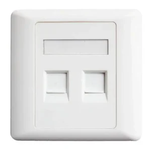 Cat 6 EaseNet Complete Double Face Plates