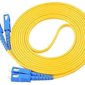 Description: SC to SC Single mode Duplex Fiber Optic Patch Cable Type: Fiber Patch Cable Connector A: SC Duplex Connector B: SC Duplex Core / Cladding: 9/125µm Single mode Network Speed: 10Gbps / 40Gbps / 100Gbps Applications: 10 Gigabit Ethernet, Fiber Channel and OIF Environment: Operating Temperature | -20°C to +70°C