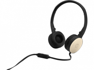 HP Headset 3.5 Jack H2800 Black & Silk Gold