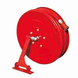 25mm*30m Manual fire hose reel with PVC red nozzle
