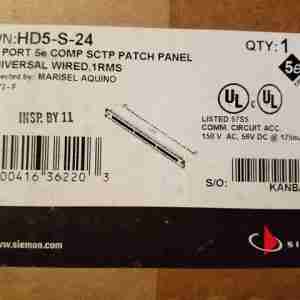 Alternative view of 24 Port Siemon Patch Panel