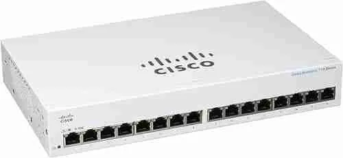 Cisco Business Unmanaged 16-Port Gigabit Switch – CBS110-16T-UK Non PoE