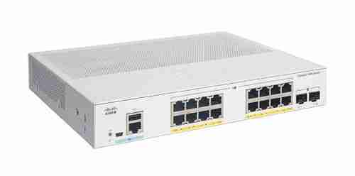 Cisco Catalyst C1000-16P-2G-L Network Switch, 16 port