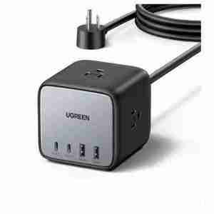 UGREEN DigiNest Cube Power Strip 3 AC outlets + 65W 2A2C - CD268 (UG-90906)