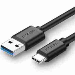 UGREEN USB 3.0 A Male to Type C Male Cable Nickel Plating 2m Black - US287 (UG-20884)