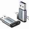 UGREEN USB-A 3.0 Male to USB-C 3.1 Female Adapter Gray - US276 (UG-50533)