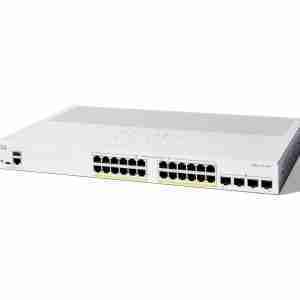 Cisco Catalyst C1300-24P-4G 24-Port GE PoE Managed Switch with 4x1GE SFP