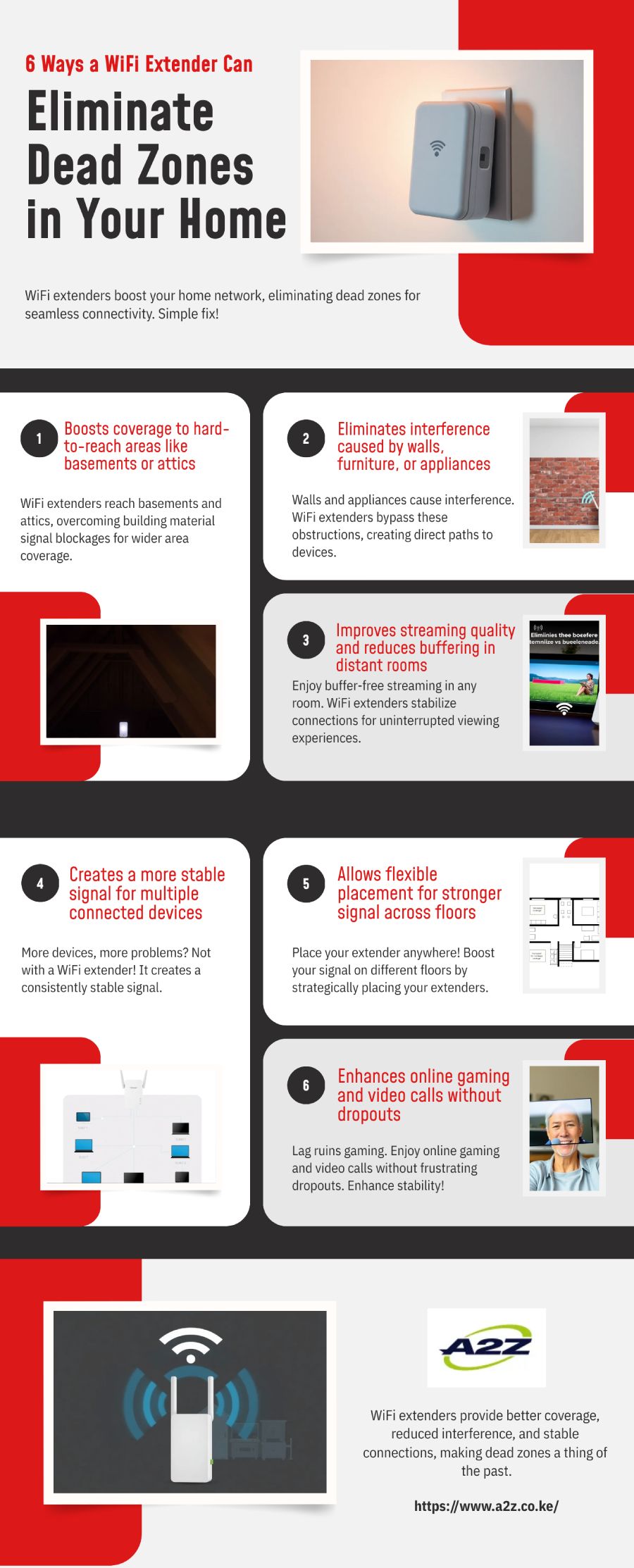 6 Ways a WiFi Extender Can Eliminate Dead Zones in Your Home