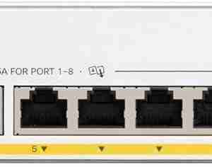 CISCO C1300-8P-E-2G Catalyst 8 Ports PoE+ Managed Switch